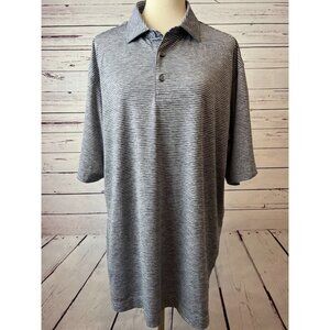 Footjoy Golf Polo Shirt Mens XL Extra Large stripe Stretch Active FJ‎ Pickleball